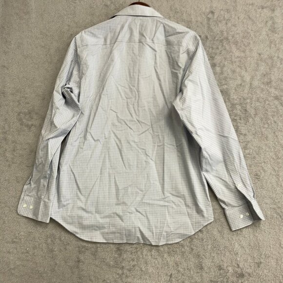 NWOT Calvin Klein Men's M  Checkered Long Sleeve Button down Shirt - Picture 4 of 10